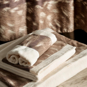 Huntsman Axis Cream Towel  set of 2 - 813654029293