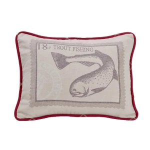 Printed Trout Boudoir Pillow - 813654021570