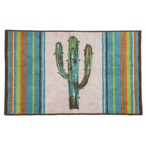 Rug with Cactus Design - 890830133166