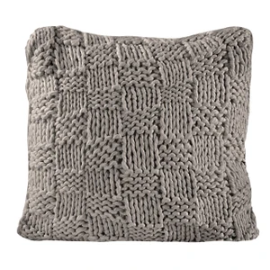 Chess Knit Tan Euro Sham - 819652027835