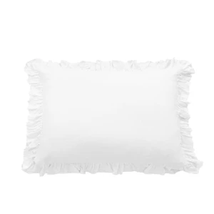 Washed Linen Ruffled Sham - 840118801812