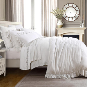 Lily Washed Linen Duvet Set - 840118803717