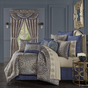 Botticelli Navy Comforter Set - 193842115589