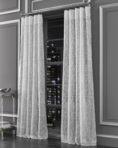 Medallion Silver Curtain Panel - 193842119600
