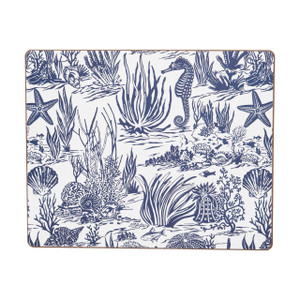 Reef Shores Hardboard Placemat Set - 8246019237