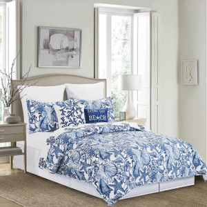 Blue Coast Shells Quilt Collection -
