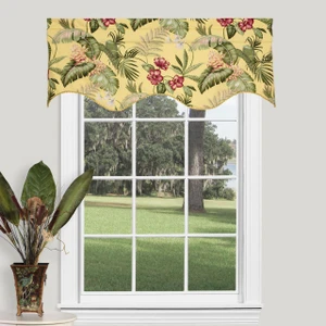 Ferngully Yellow Lined Filler Valance - 138641309364