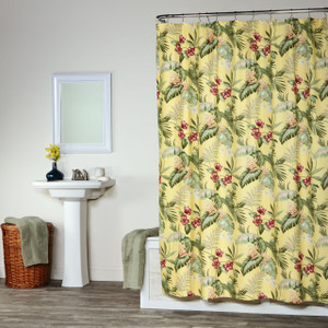 Ferngully Yellow Shower Curtain - 138641310636