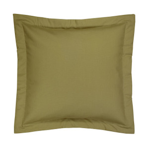 Tahitian Sunset Solid Green Euro Sham - 138641302716