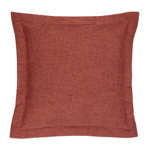 Tahitian Sunset Woven Red Euro Sham - 138641302884