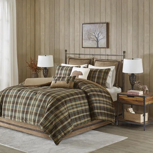 Hadley Plaid Comforter Collection  Set -