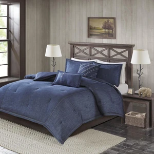Perry Denim Comforter Set - 865699198786