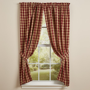 York Wine Curtains & Valances - 762242185685