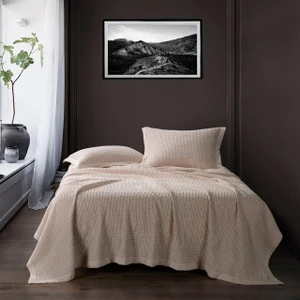 Waffle Weave Blush Bedding Collection -