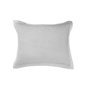 Waffle Weave Grey Sham Pair - 840118800259