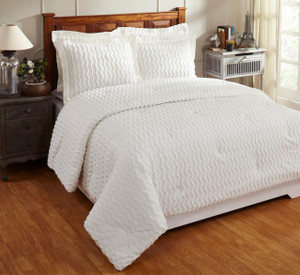 Isabella Ivory Comforter Set - 840053098001