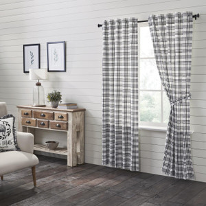 Sawyer Mill Black Curtain Pair - 840233900056