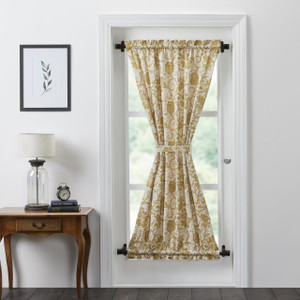Dorset Gold Floral Door Panel - 840233904542