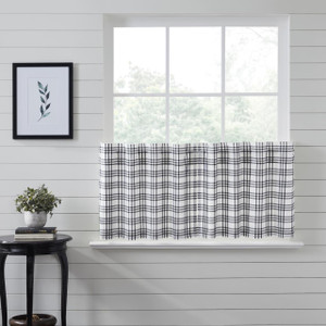 Sawyer Mill Black Tier Curtain Pair - 840233900124