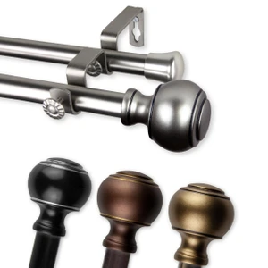 Jaylin Double Curtain Rod - 194367169477