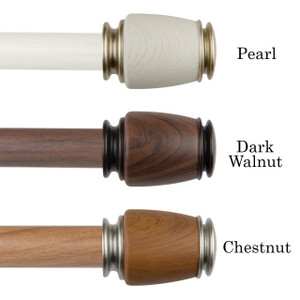 Romilda Faux Wood Curtain Rod - 194367205687