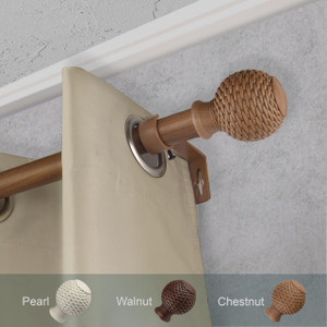 Bala Faux Wood Curtain Rod - 194367206431
