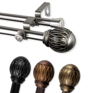 Tyoma Double Curtain Rod - 194367168999