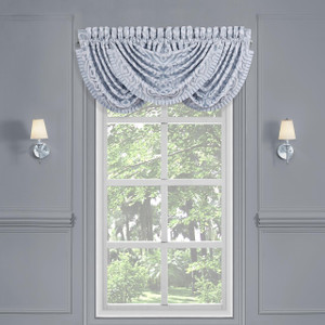 Liana Powder Blue Waterfall Valance - 193842128893