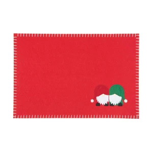 Naughty Or Nice Gnome Felt Placemat - 008246023630