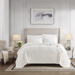 Fiore Cotton Matelasse Bedding Collection -