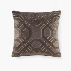 Biron Brown Square Pillow - 221642138740