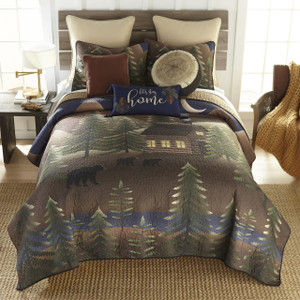Folk Art Forest Quilt Set - 754069603176