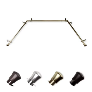 Bay Window Curtain Rod - 849657028810