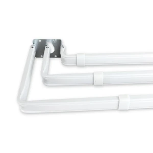 Lockseam Triple Curtain Rod - 849657007310