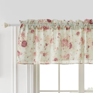 Antique Rose Blue Valance - 636047437679