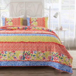 Skylar Calico Quilt Set - 636047431127