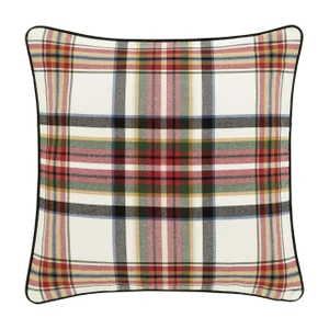 Christopher Plaid Red Euro Sham - 193842141441