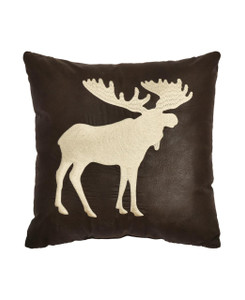 Daniel Moose Brown 18" Square Pillow - 193842144671