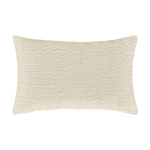 Townsend Ripple Ivory Lumbar Pillow Cover - 193842137611