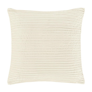 Townsend Straight Ivory 20" Square Pillow Cover - 193842137925