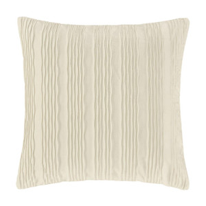 Townsend Wave Ivory 20" Square Pillow Cover - 193842137765