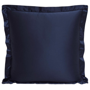 High Shine Satin Navy Euro Sham - 840118812054