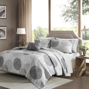 Knowles 8 Piece Quilt Set with Cotton Bed Sheets - 675716878443