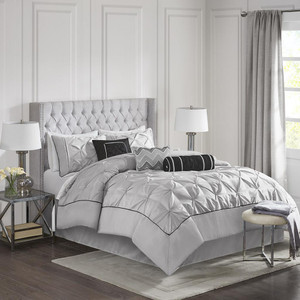 Laurel 7 Piece Tufted Comforter Set - 675716579319