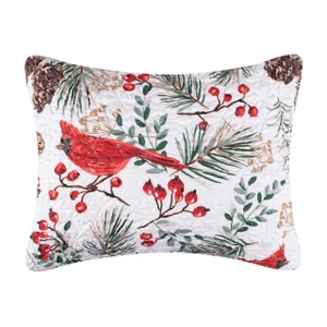 Cardinal Plaid Red Sham - 636047448644