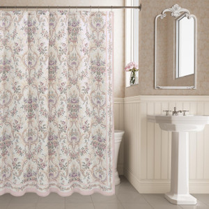 Avant Garden Blush Shower Curtain - 193842153314