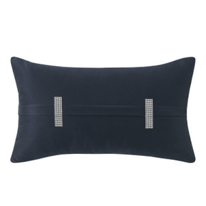 Brilliance Navy Quilted Boudoir Pillow - 193842154489