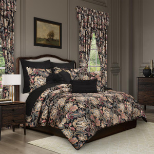Calabria Black Comforter Set - 193842155646