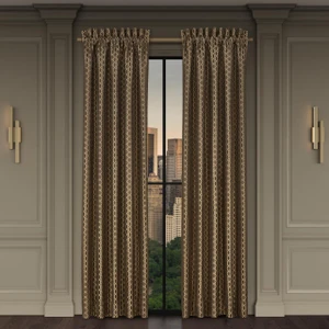 Metropolitan Bronze Curtain Pair - 193842154052