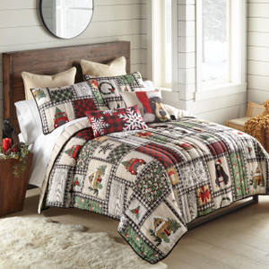 Winter Cottage Quilt Set - 754069205158